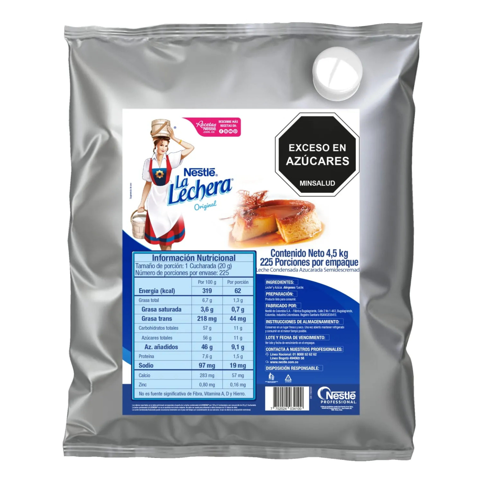 LECHE CONDENSADA X BOLSA GRANDE