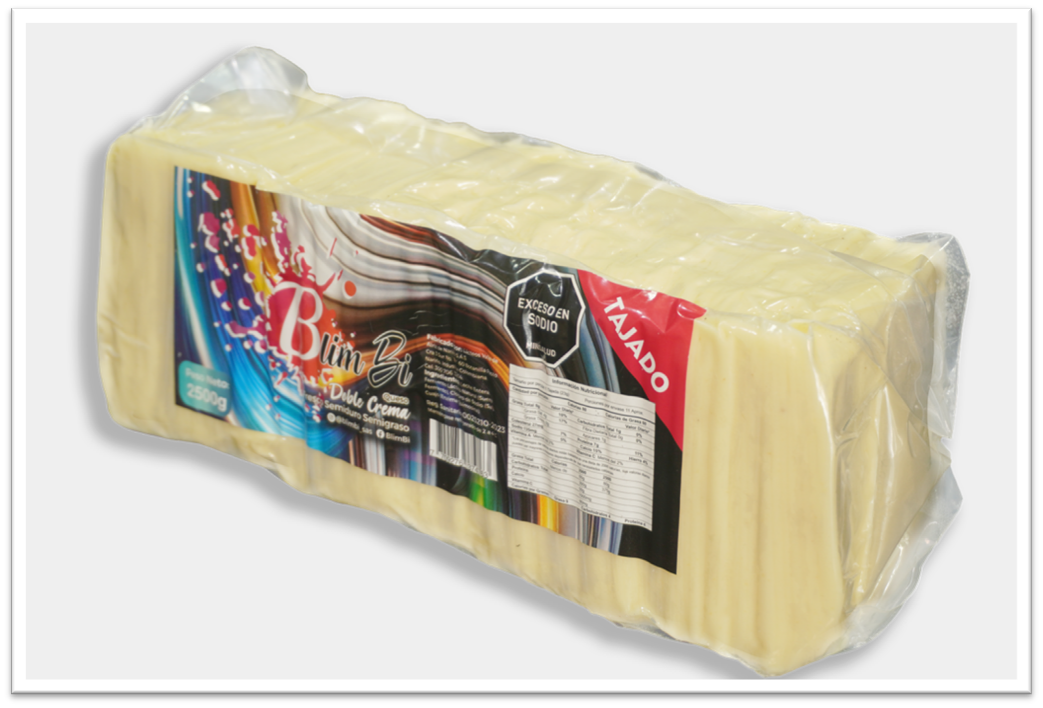 QUESO DOBLE CREMA TAJADO X BLOQUE
