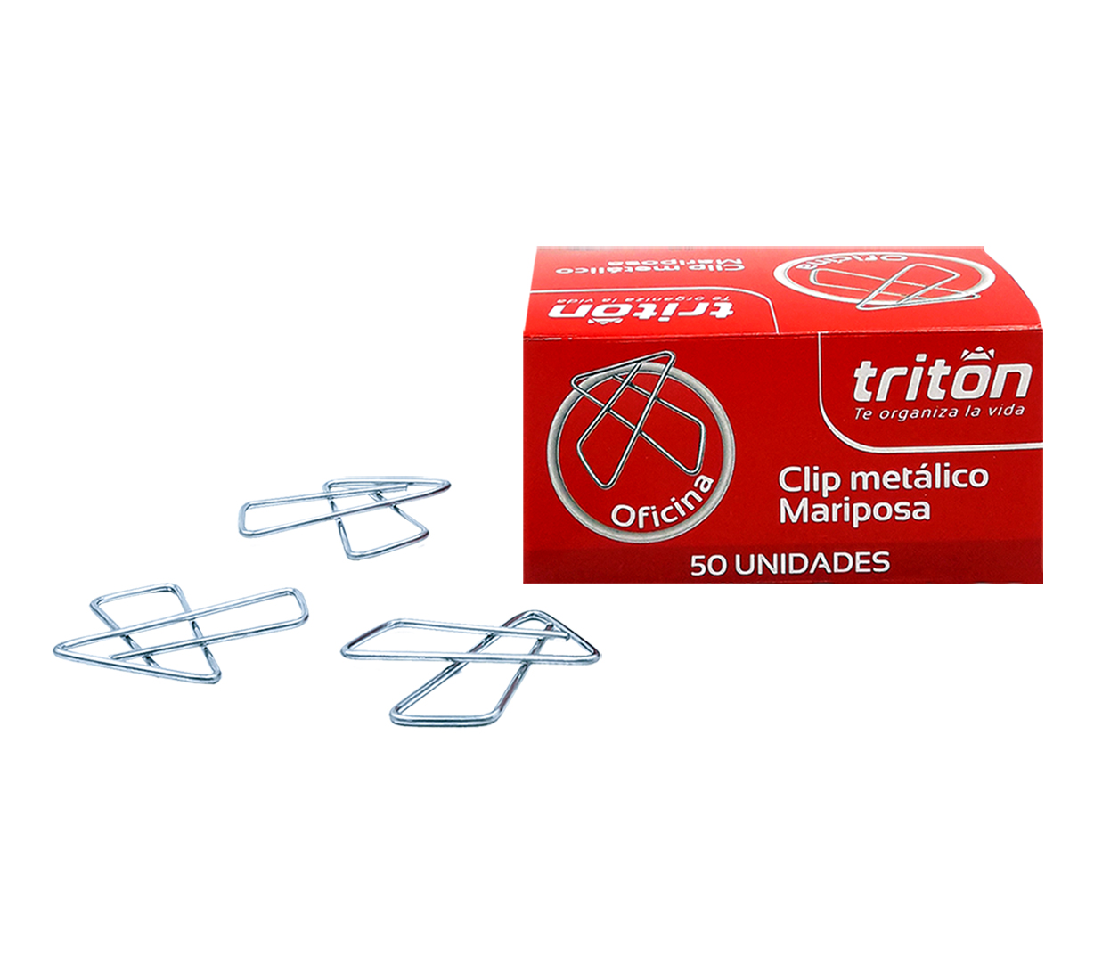 GANCHO CLIP MARIPOSA X CAJA