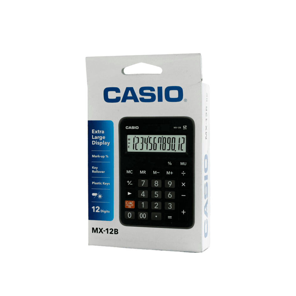 CALCULADORA 12 DIGITOS CASIO
