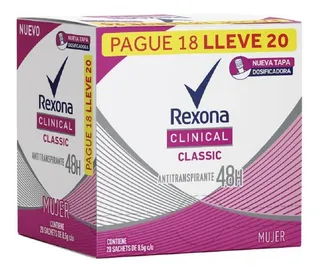 SACHET DESODORANTE PARA MUJER X CAJA