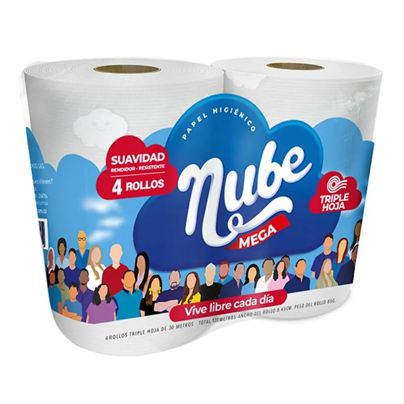 PAPEL HIGIENICO X PACA DE 4 ROLLOS