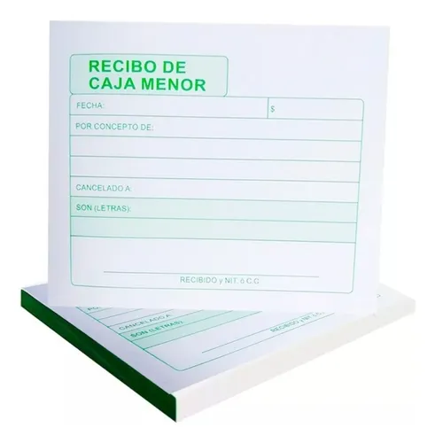 TALONARIO DE RECIBOS DE CAJA